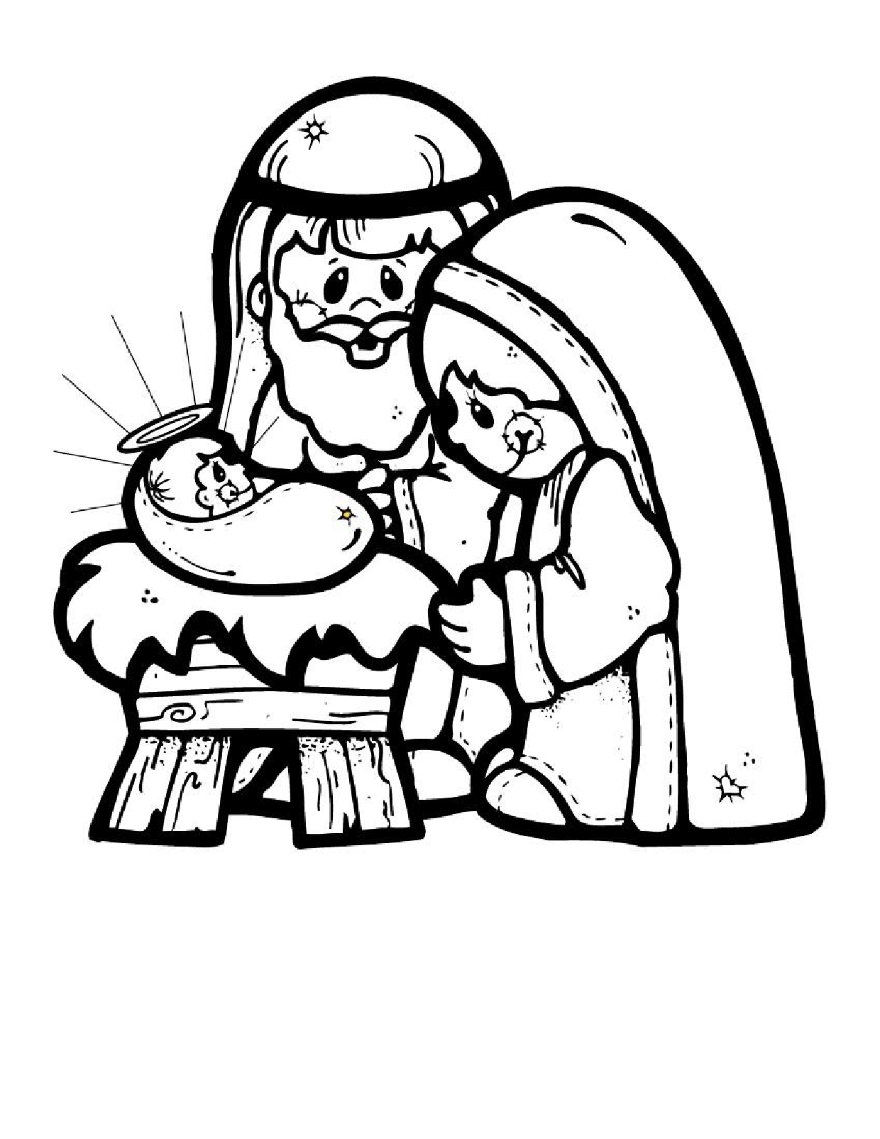 1240x1605 Printable Coloring Pages Christmas