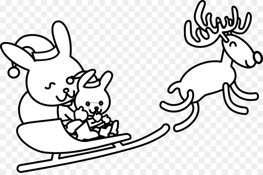 900x600 Santa Claus Christmas Coloring Book Black And White Clip Art