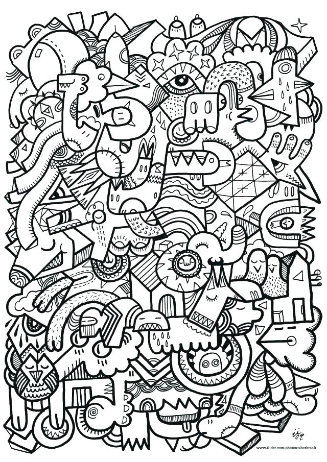 640x905 Difficult Coloring Pages Free Printable Hard Coloring Pages