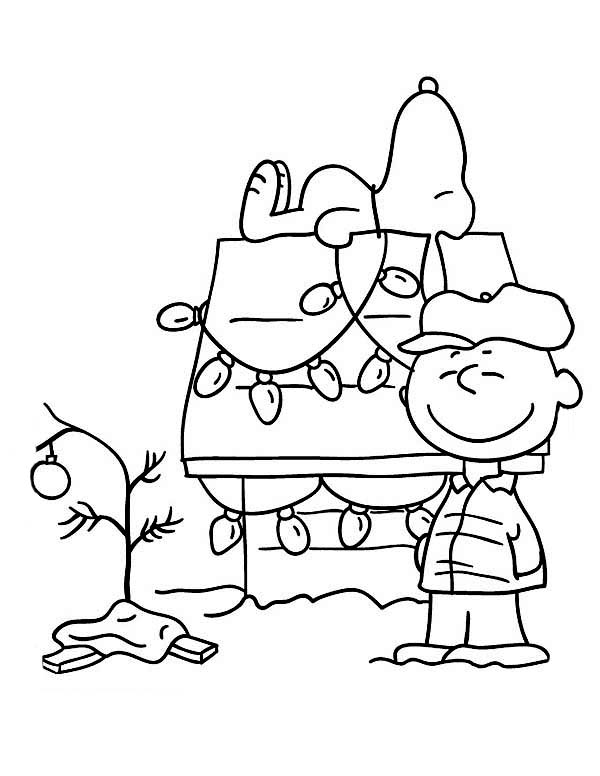 600x776 Christmas Coloring Pages With Snoopy Free Printable Charlie Brown