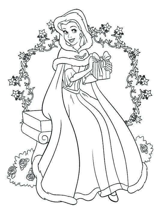550x748 Free Christmas Coloring Pages For Kids Princess Coloring Pages