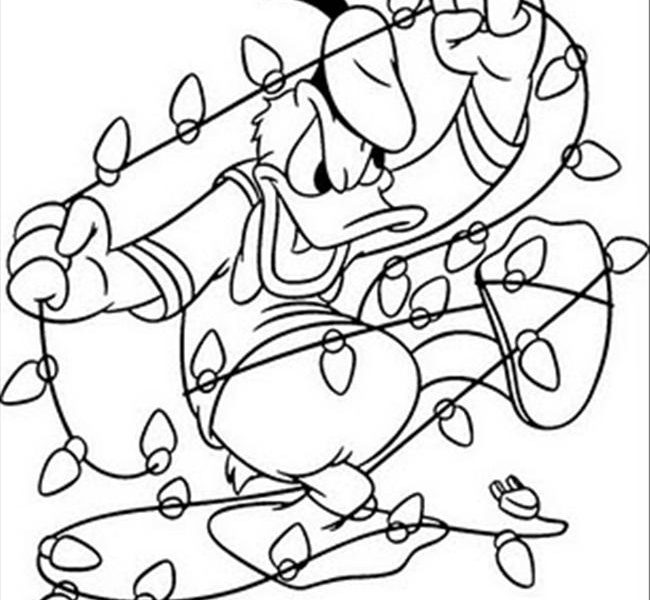 650x600 Disney Christmas Coloring Pages Free Printable Disney Christmas