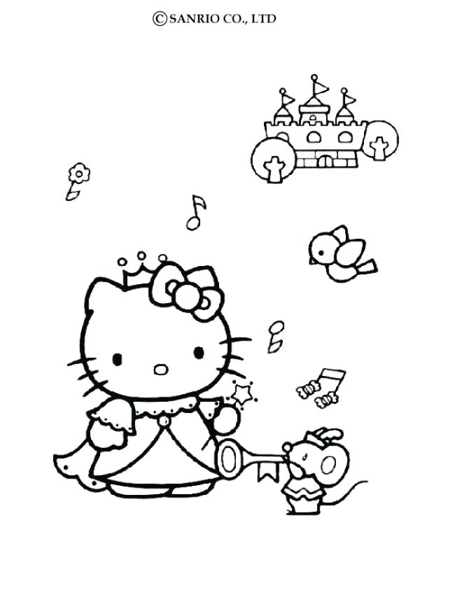 650x850 Coloring Pages Hello Kitty Icontent