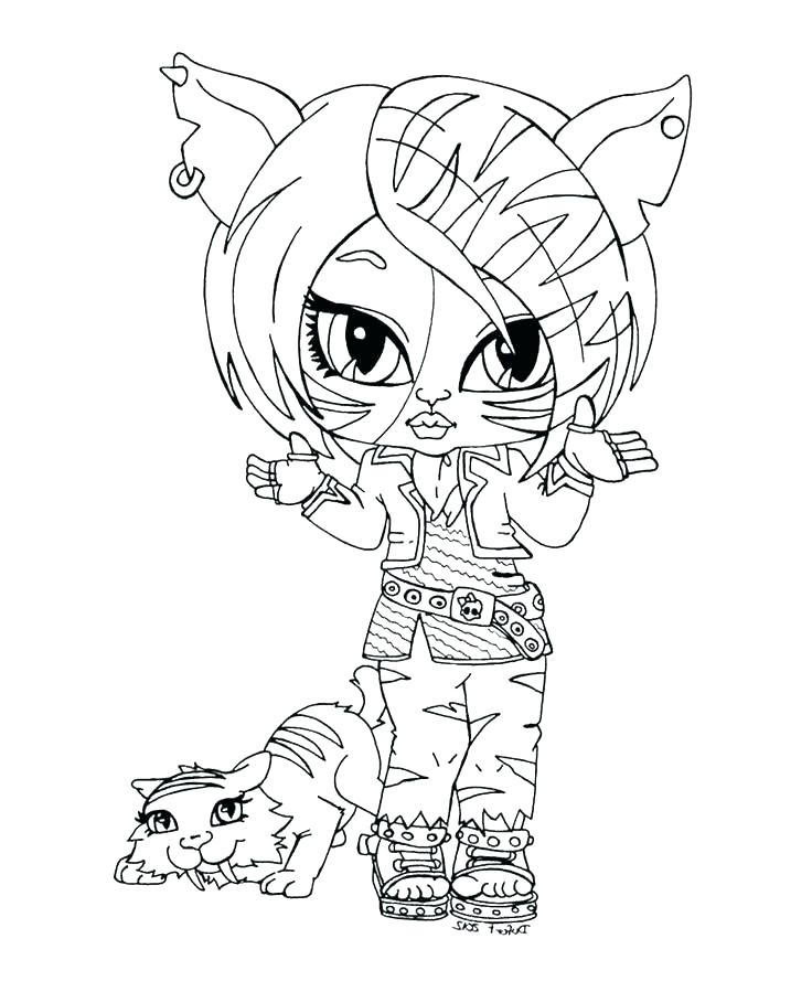 736x899 Monster High Christmas Coloring Pages New Little Kids Coloring