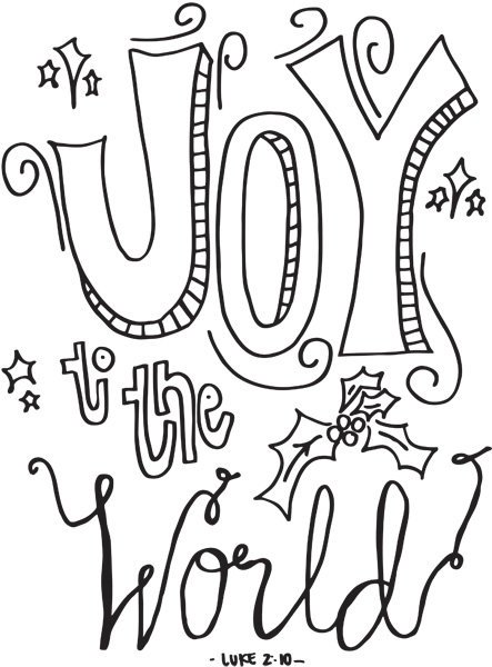 443x600 Cute Christmas Coloring Pages