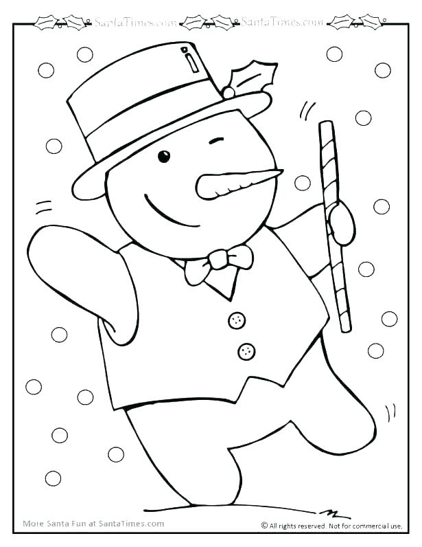 Christmas Coloring Pages Frosty The Snowman at GetDrawings | Free download