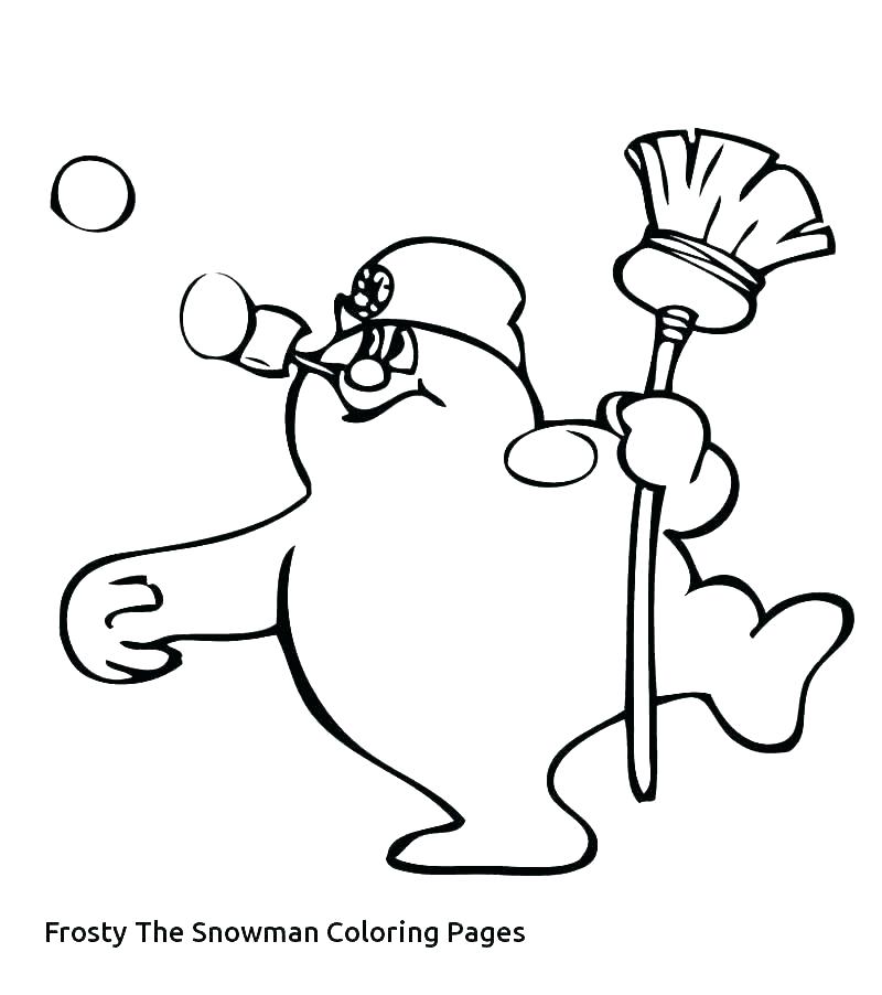 800x902 Printable Snowman Coloring Pages