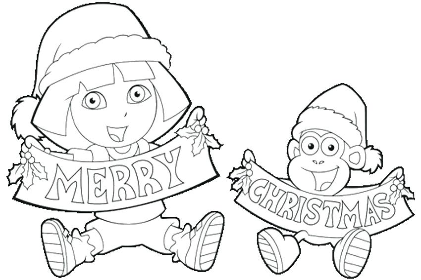 850x567 Merry Christmas Colouring Pages Printable Coloring Page Wish