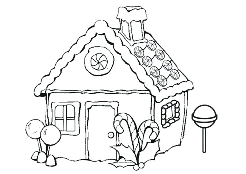 1024x723 Coloring Pages Gingerbread House White House Coloring Sheet Tree