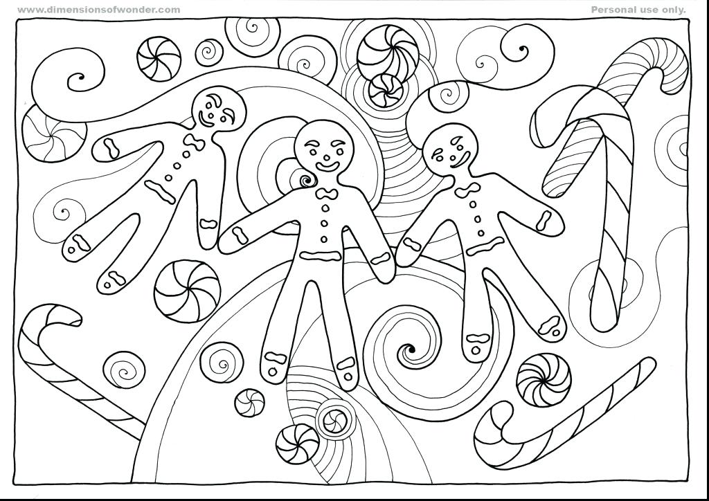 1024x724 Coloring Pages Gingerbread Man Silly Gingerbread Men Coloring Page
