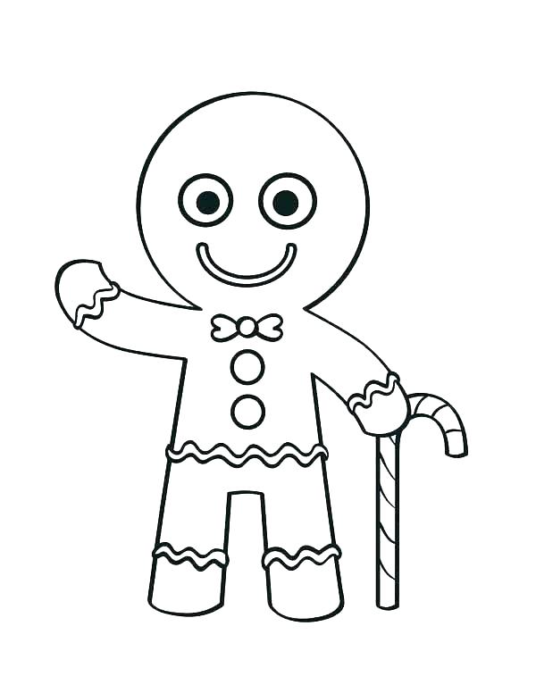 600x776 Gingerbread Coloring Pages Coloring Pages Gingerbread Man