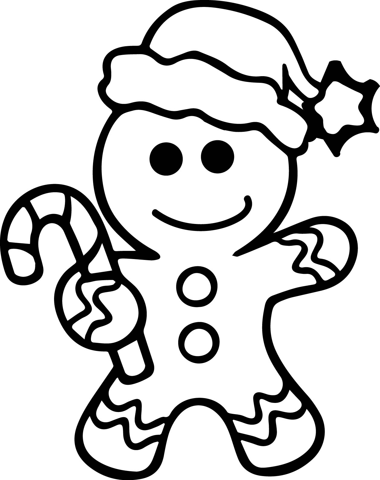 1258x1588 Free Coloring Pages Printable Coloring Pages Christmas Gingerbread