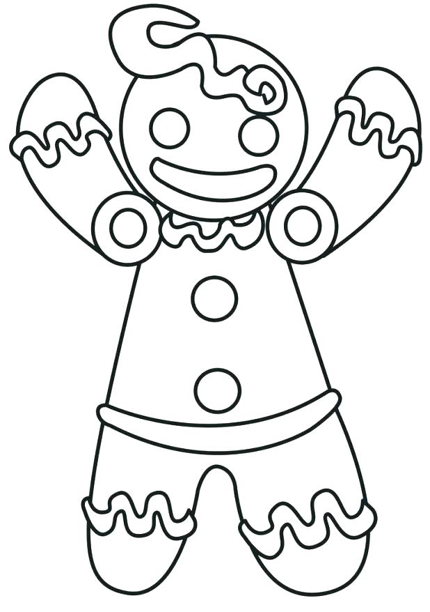 618x878 Coloring Pages Gingerbread Man New Blank Gingerbread Man Coloring