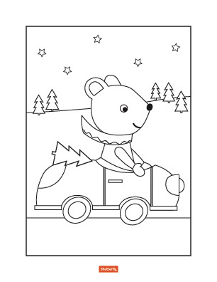 306x396 Christmas Coloring Pages For Kids Shutterfly