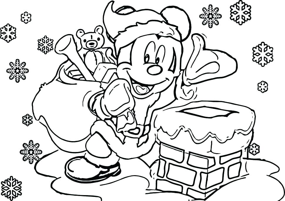 970x685 Mickey Mouse Christmas Coloring Pages Baby Mickey Mouse Coloring