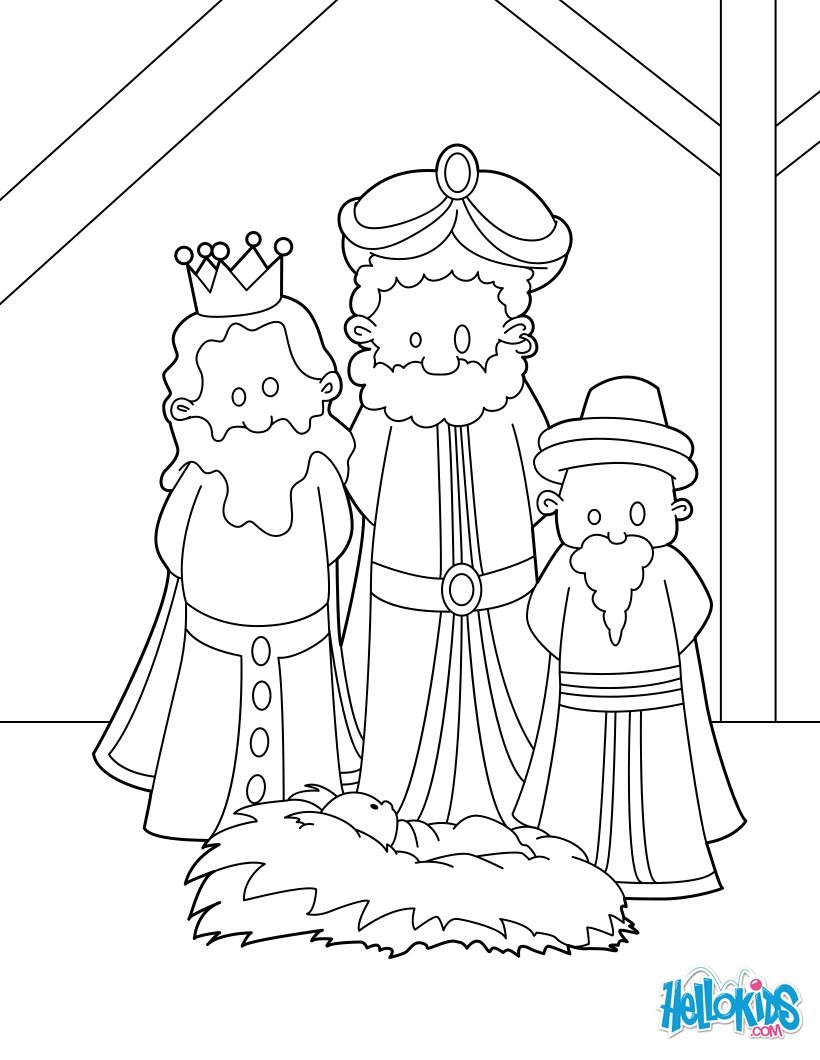 820x1060 Baby Jesus In A Manger Coloring Page Free Printable Pages