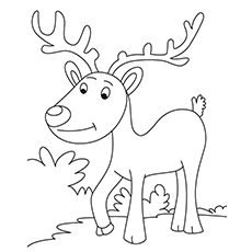 230x230 Top Free Printable Reindeer Coloring Pages Online