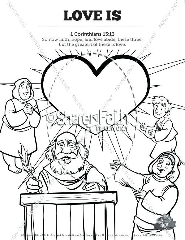 598x776 Sunday School Coloring Pictures Love Is School Coloring Pages