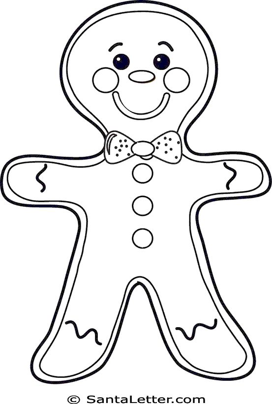 553x820 Christmas Coloring Pages For Adults Gingerbread Men Frosting
