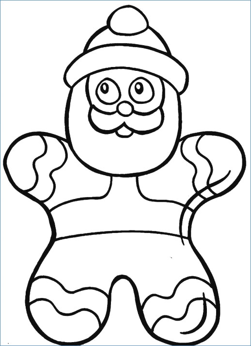 518x713 Santa Gift Christmas Coloring Page