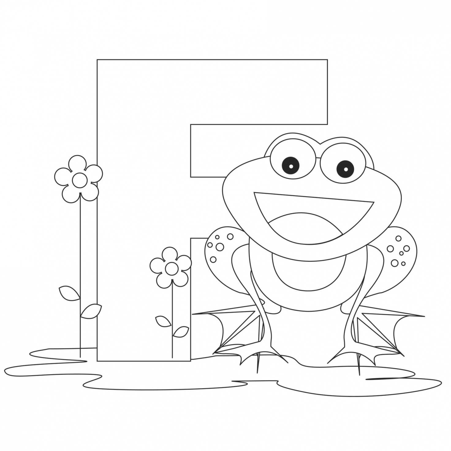 1472x1472 Free Printable Alphabet Coloring Pages For Kids Best Inside
