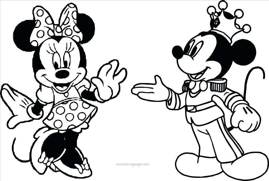 1024x691 Mickey Mouse Christmas Coloring Pages Free Print