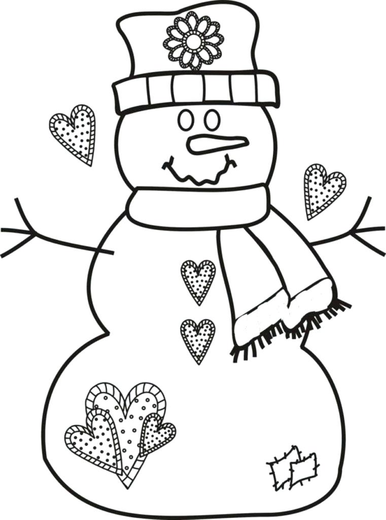 761x1024 Free Coloring Pages Of Christmas Printable