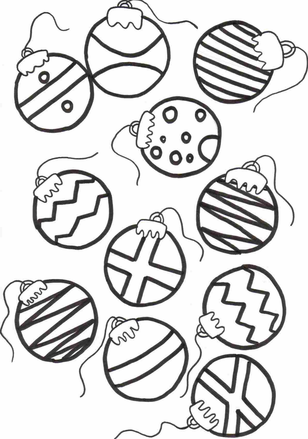 1193x1702 Coloring Pages Xmas Decorations Luxury Christmas Ornament Coloring
