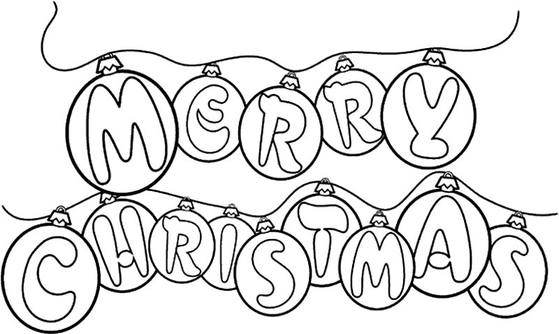 800x479 Merry Christmas Printable Coloring Pages Happy Holidays!