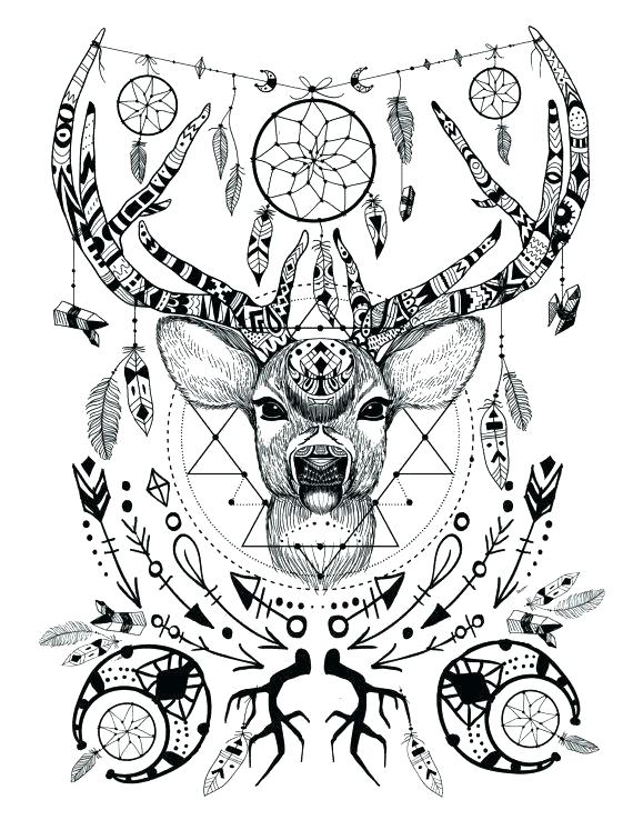 570x738 Deer Coloring Pages Free Deer Coloring Pages Deer Coloring Pages