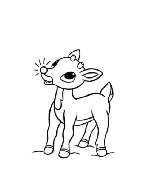 618x799 Christmas Coloring Pages Rudolph Reindeer Coloring Pages Printable