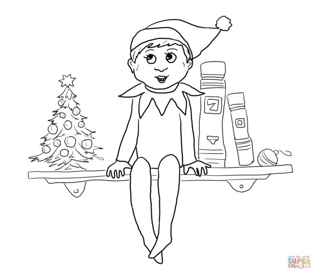 650x564 Christmas Elves Coloring Pages Nice Coloring Pages For Kids