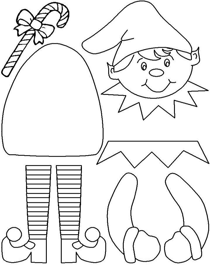 Christmas Elf On The Shelf Coloring Pages at GetDrawings | Free download