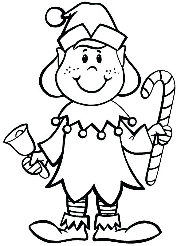 589x800 Christmas Elf Coloring Pages To Print Christmas Elf Coloring Pages