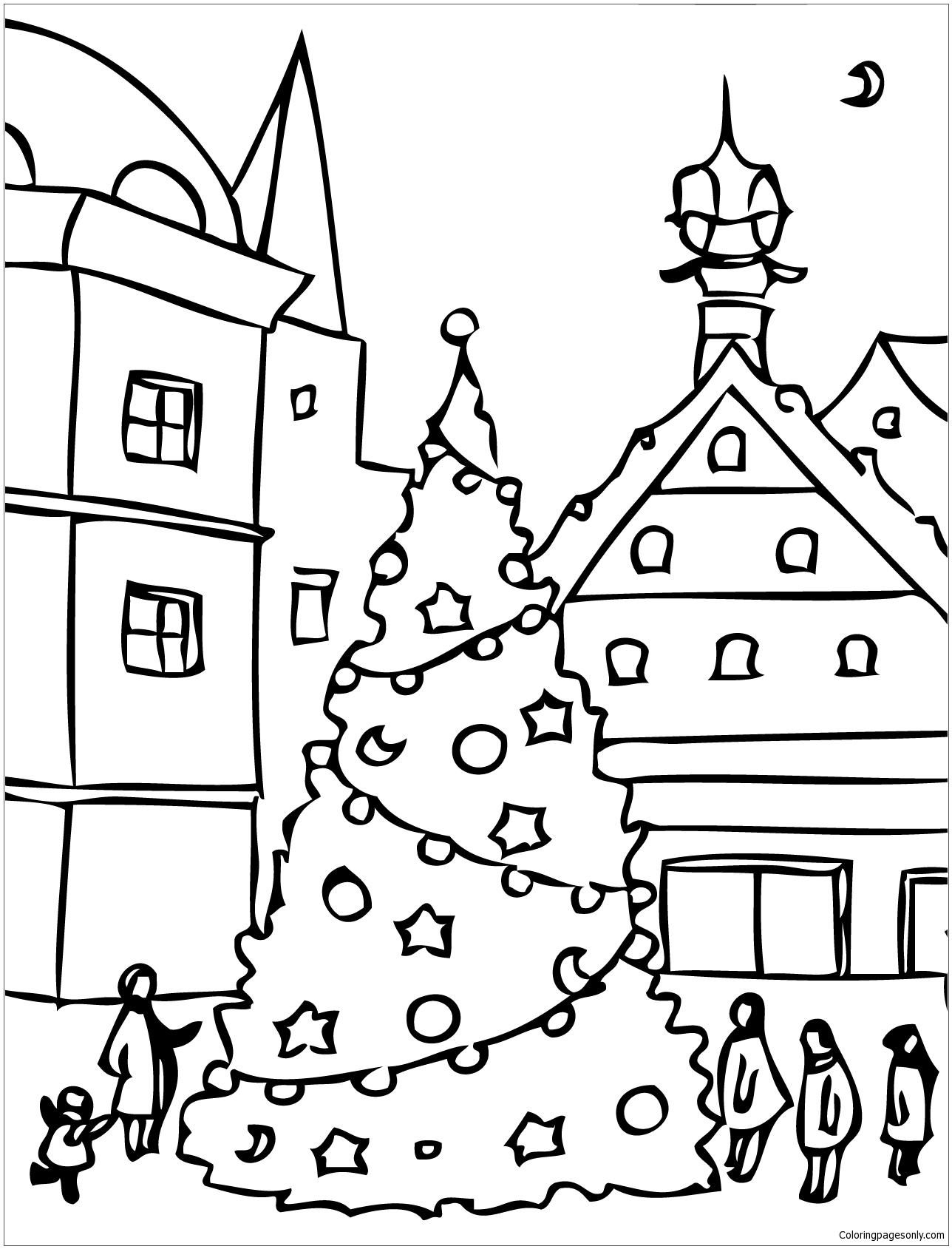 1288x1689 Christmas Day Coloring Page