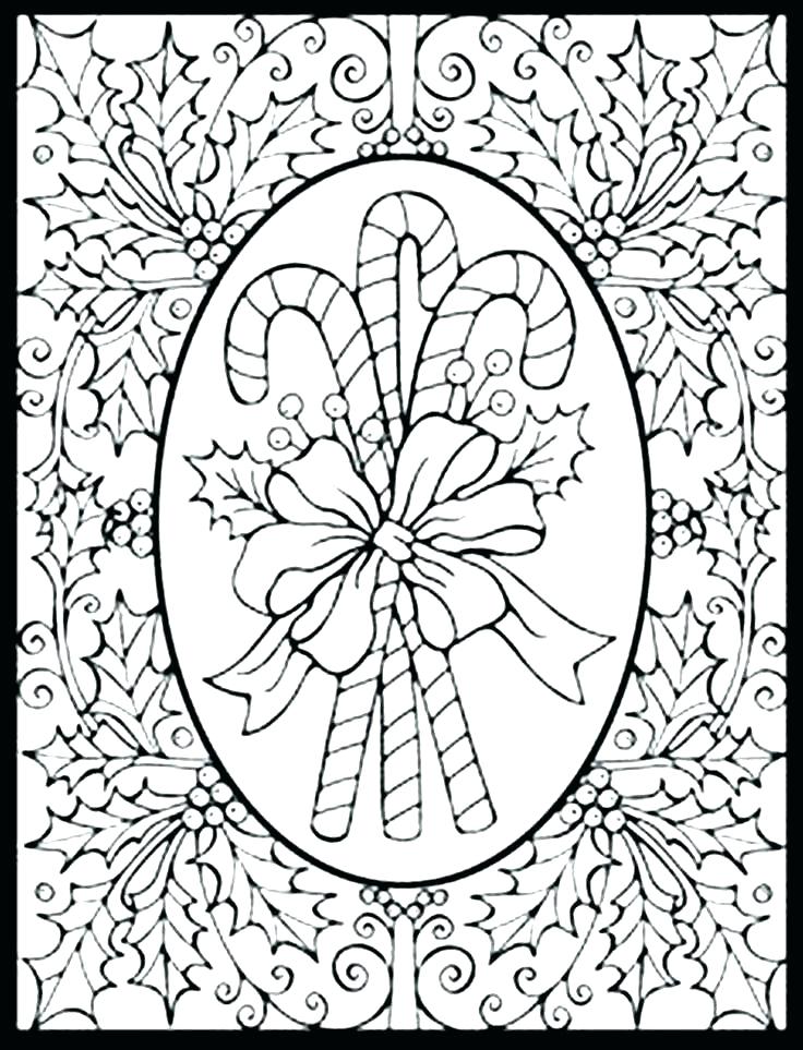 736x963 Difficult Christmas Coloring Pages Hard Coloring Pages To Print