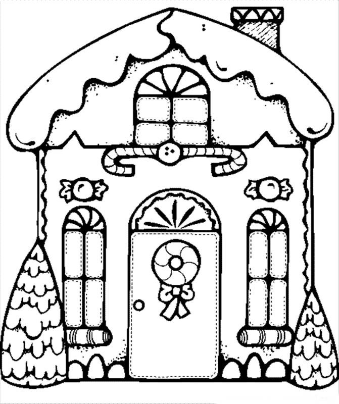 671x800 Lovely Gingerbread House Printables Coloring Pages Home Decor