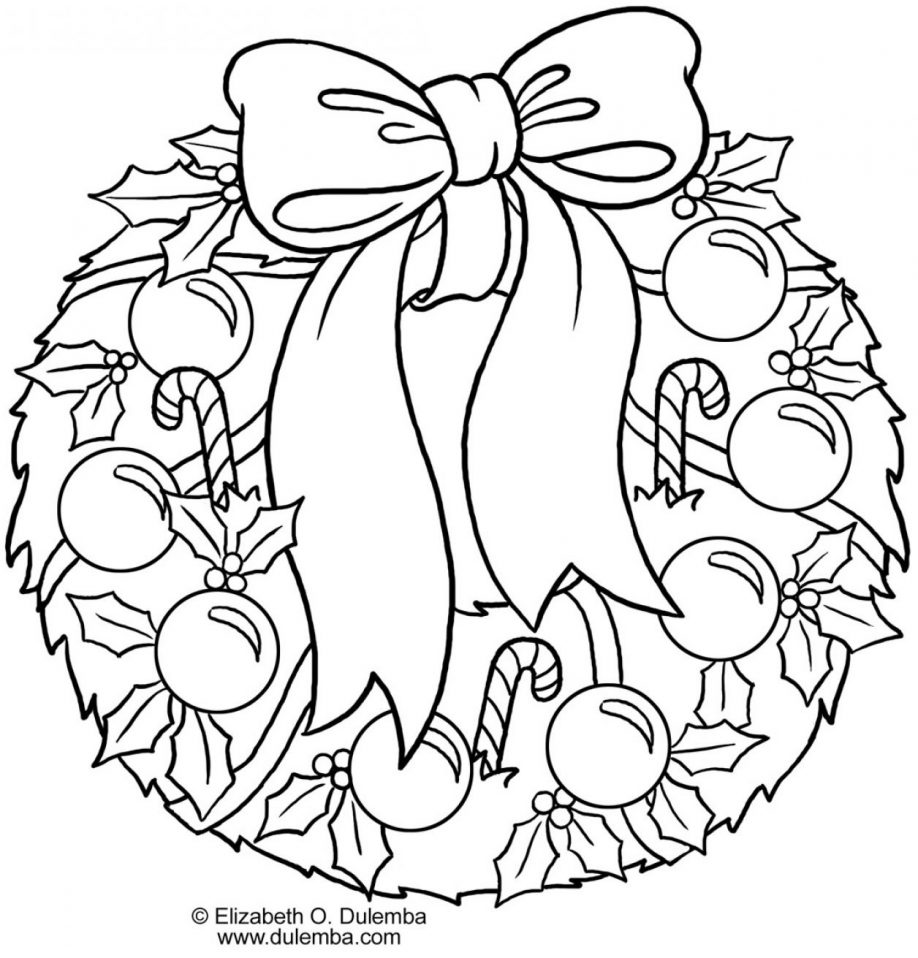 918x958 Coloring Pages Wreaths Many Interesting Cliparts