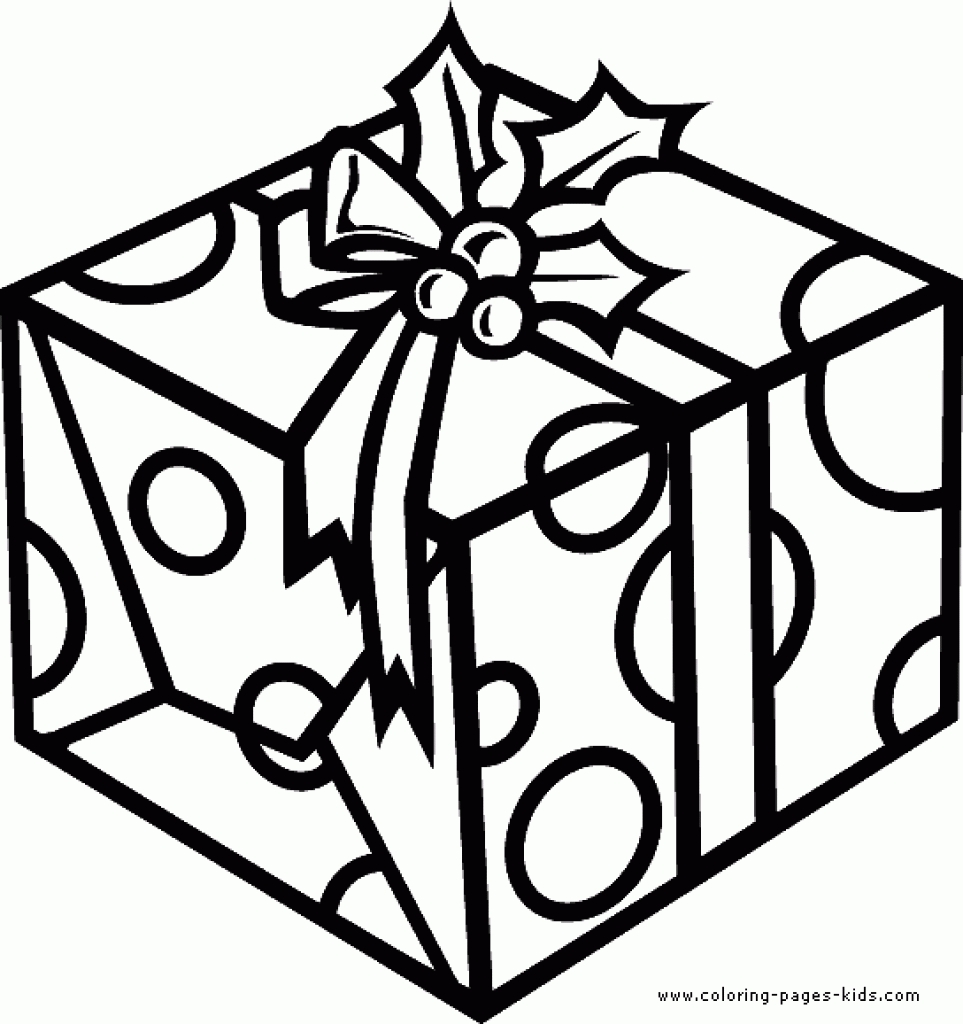 963x1024 Christmas Present Coloring Pages