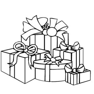 300x300 Christmas Presents, Various Size Of Christmas Presents Coloring