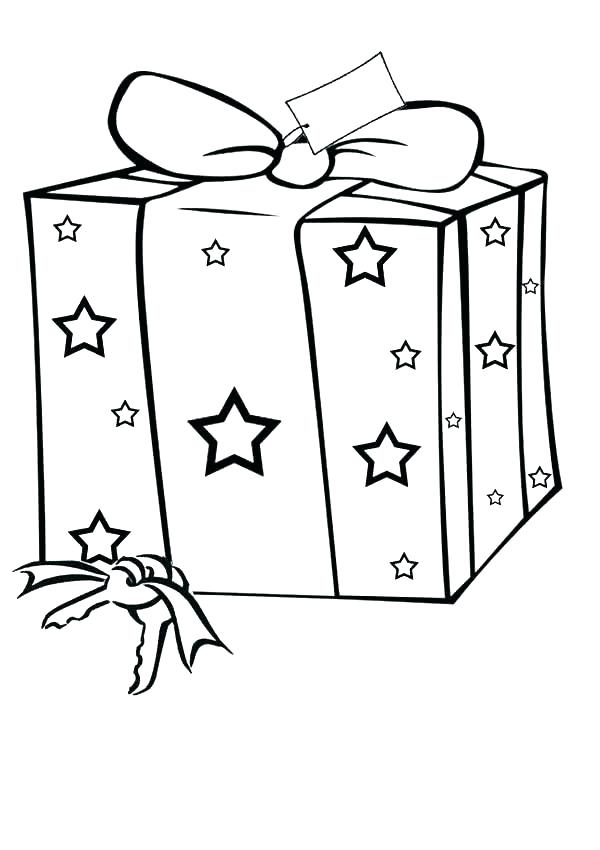 600x850 Coloring Pages Of Presents This Is Present Coloring Page Pictures