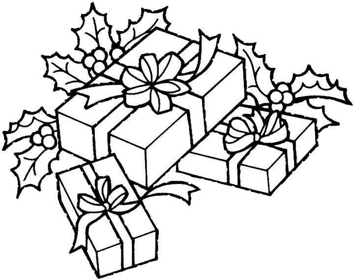 720x569 Gifts Coloring Pages