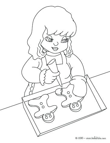 364x470 Gingerbread Man Coloring Pages Free To Color Gingerbread Man