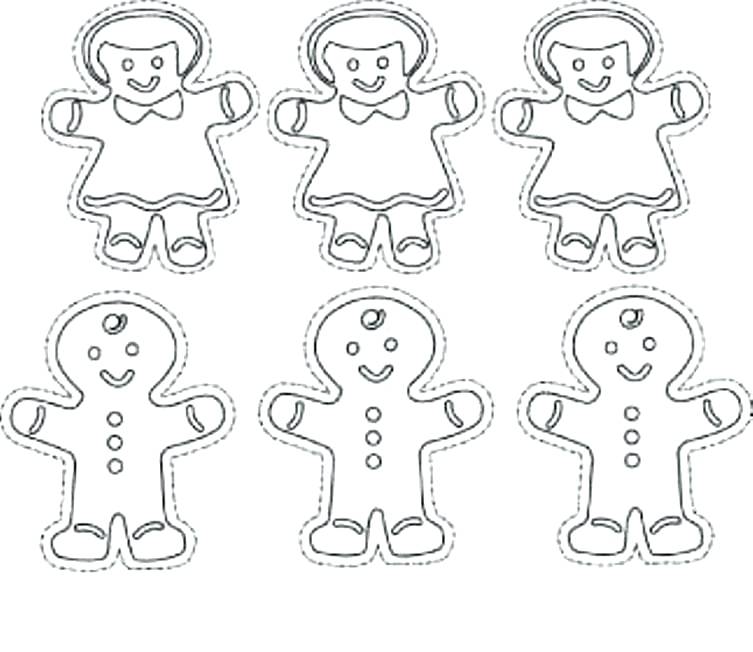 753x652 Gingerbread Man Coloring Pages Gingerbread Boy And Girl Coloring
