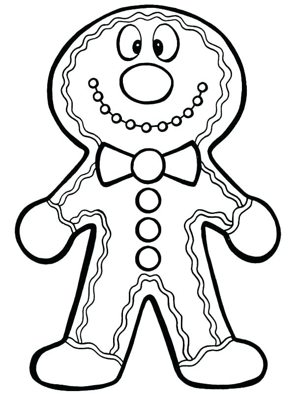 600x807 Gingerbread Man Coloring Sheet Gingerbread Man Coloring Page