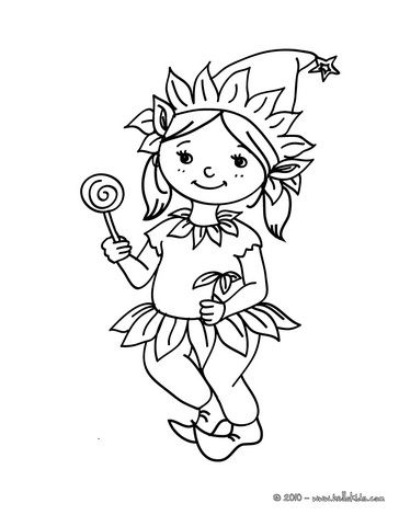 364x470 Elf Coloring Pages Costumes For Girls Coloring Pages