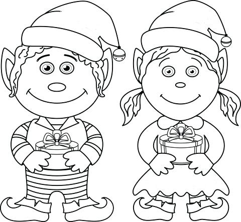 480x443 Christmas Elf Coloring Pages Elf Colouring Pages With Coloring