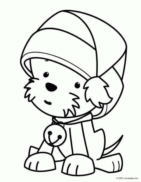 Christmas Hat Coloring Pages