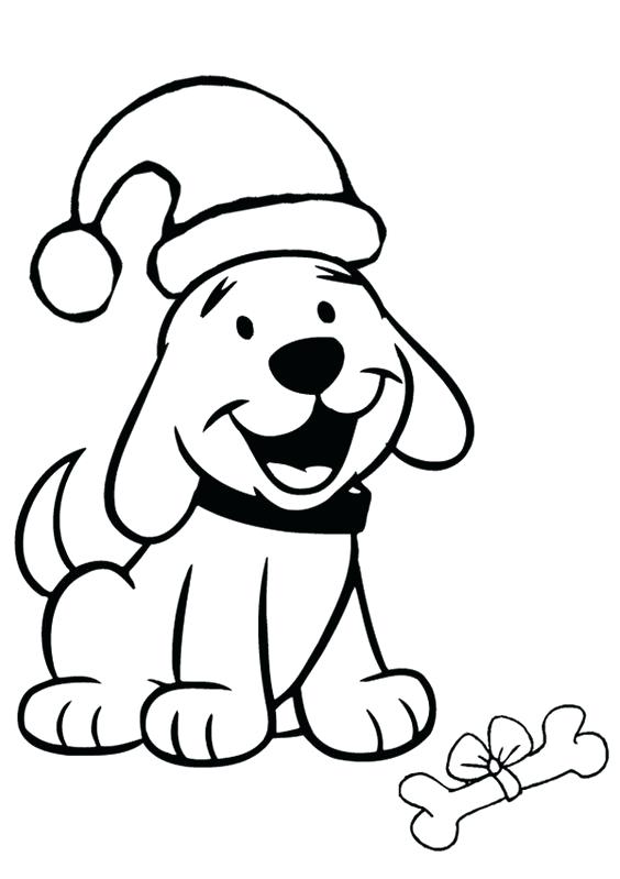 564x799 Puppies Coloring Pages Free Coloring Christmas Santa Hat Coloring