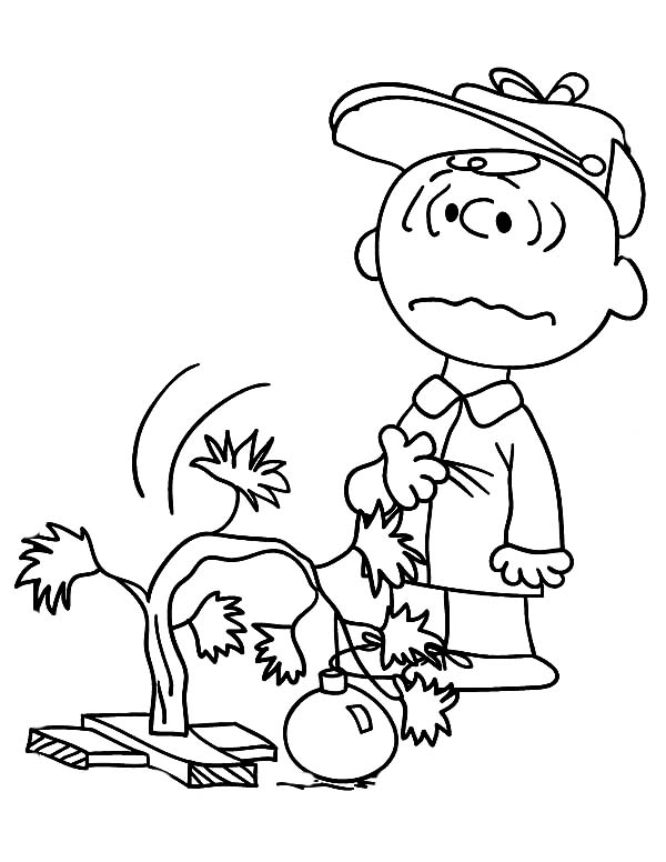 600x776 Free Printable Charlie Brown Christmas Coloring Pages For Kids